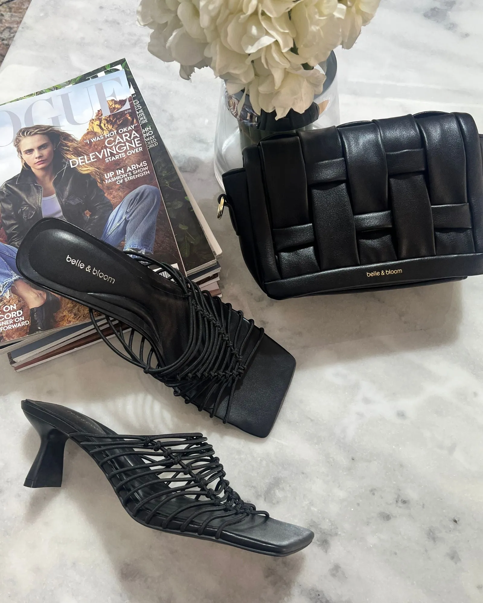 About Last Night Strappy Heel - Black