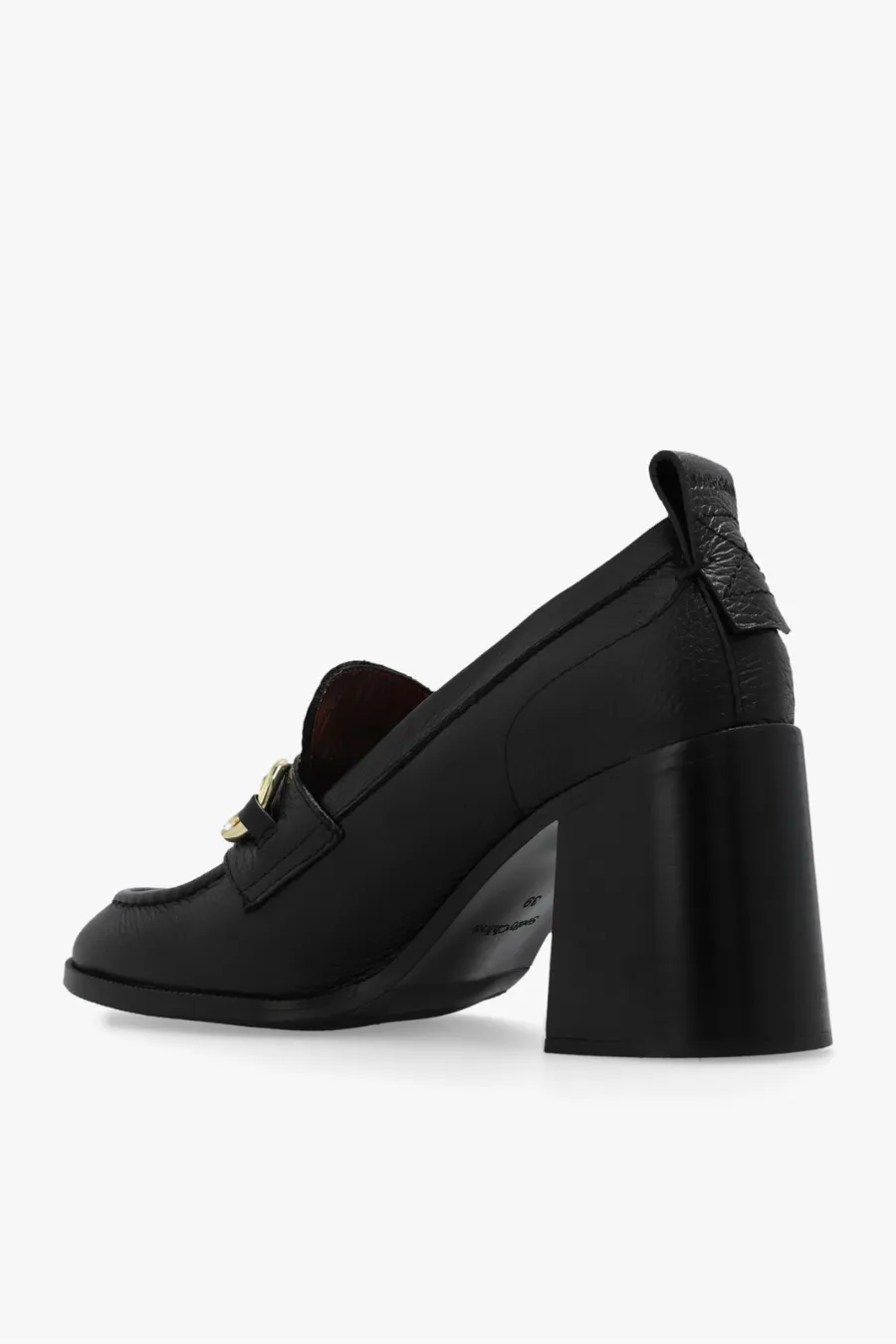 Aryel Heeled Loafer Black
