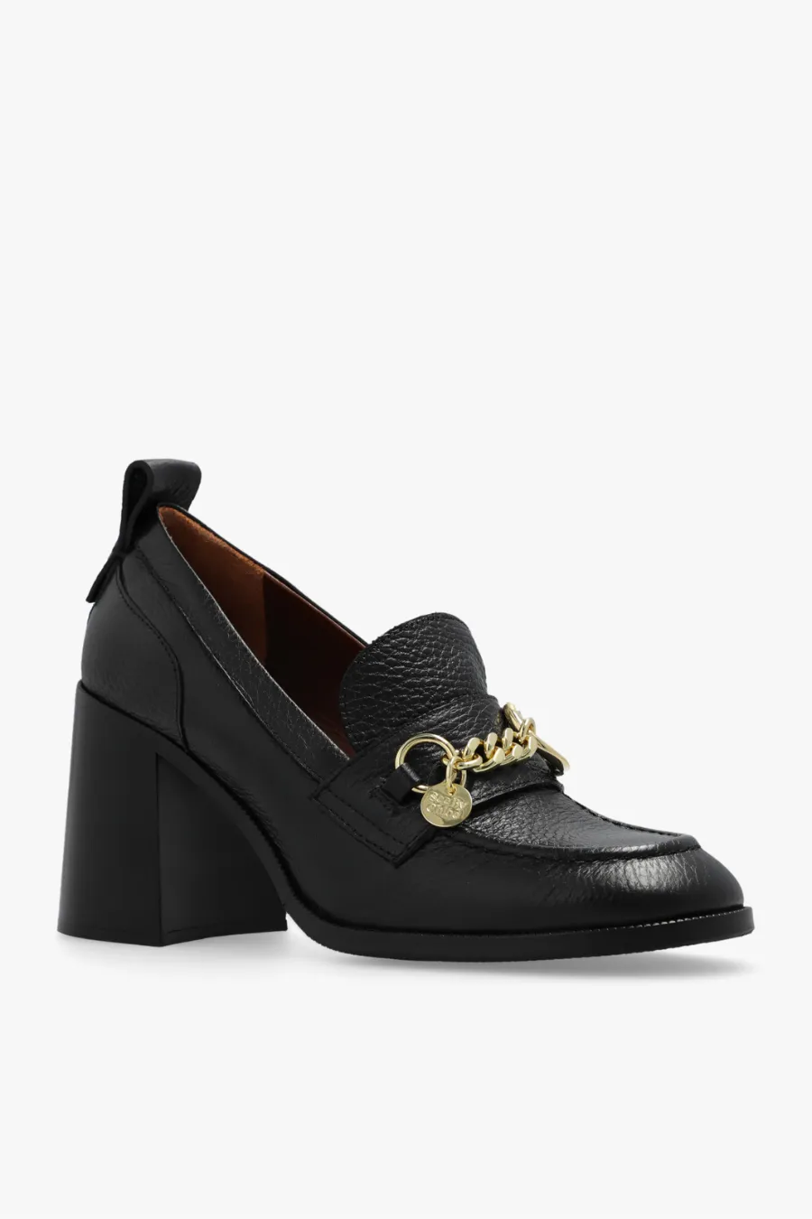 Aryel Heeled Loafer Black
