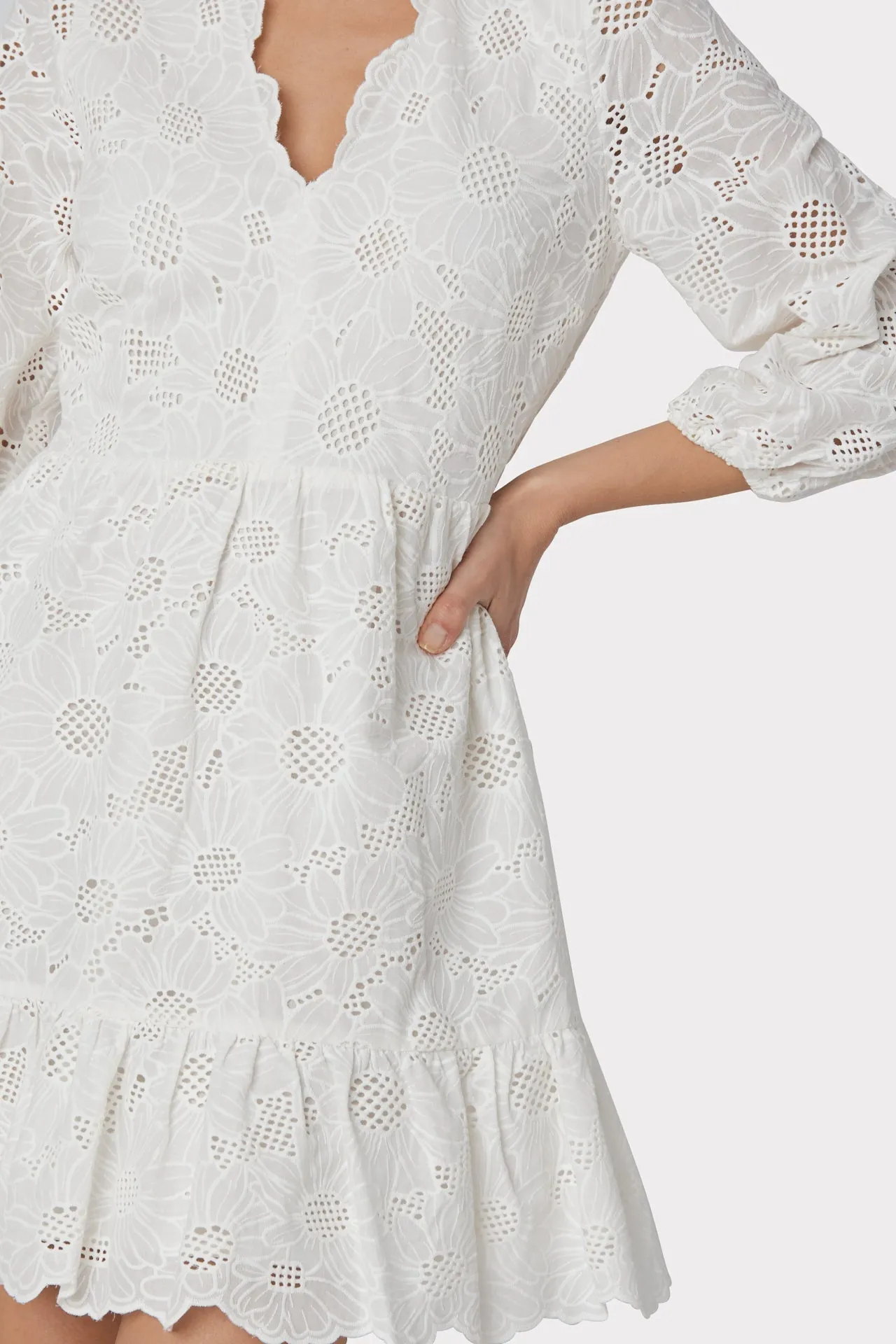 Brielle Tournesol Eyelet Dress