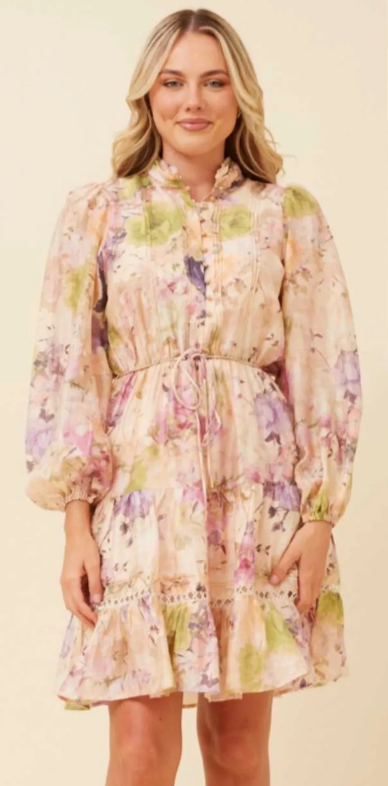 Humming Bird Floral Dress