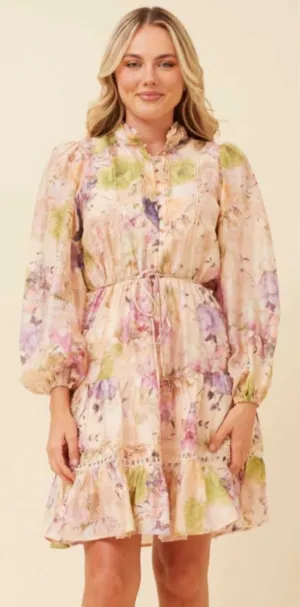 Humming Bird Floral Dress