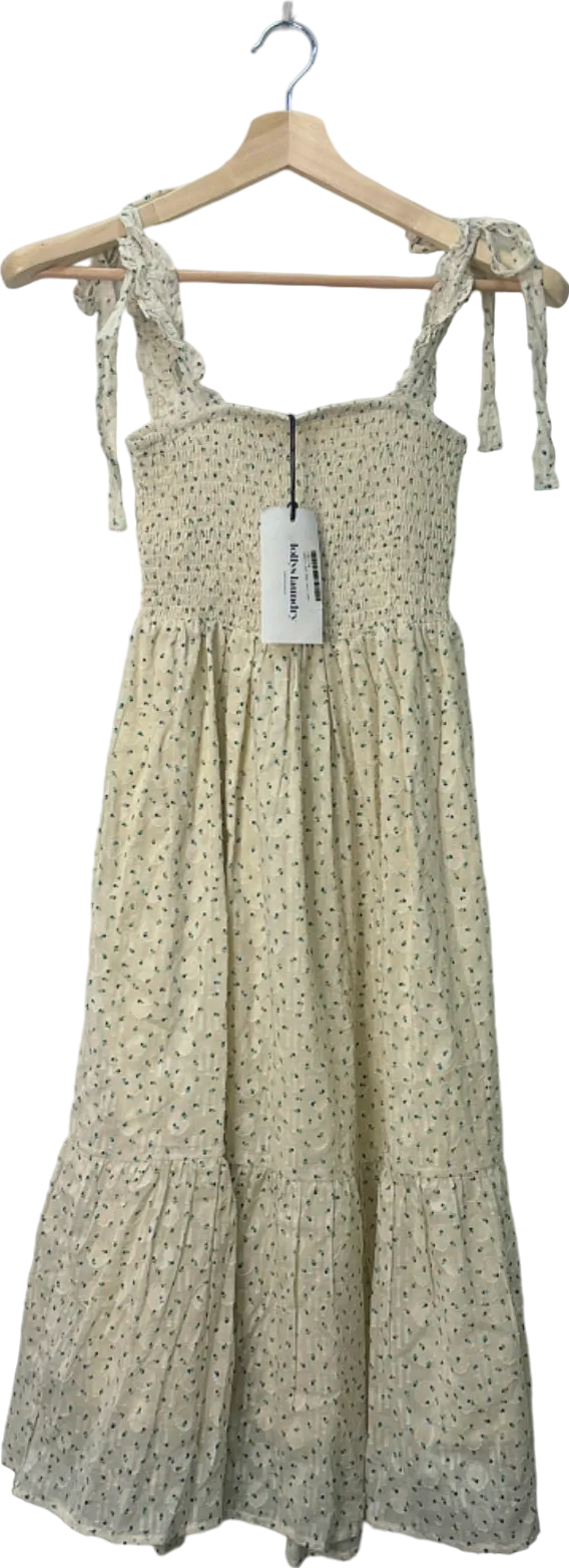 Lollys Laundry Cream Minna Dress UK XS