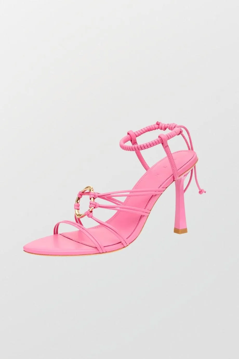 Mirage Leather Strappy Heel