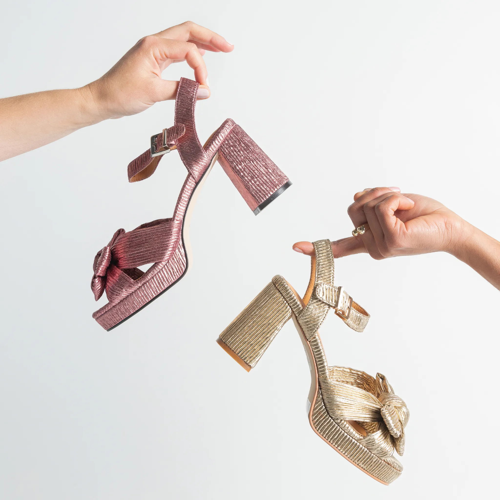 Sam Gold Leather Heels