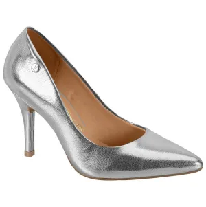 Silver Pointy Heels