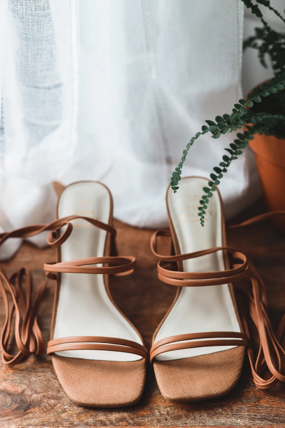 The Lacey Tie Heels