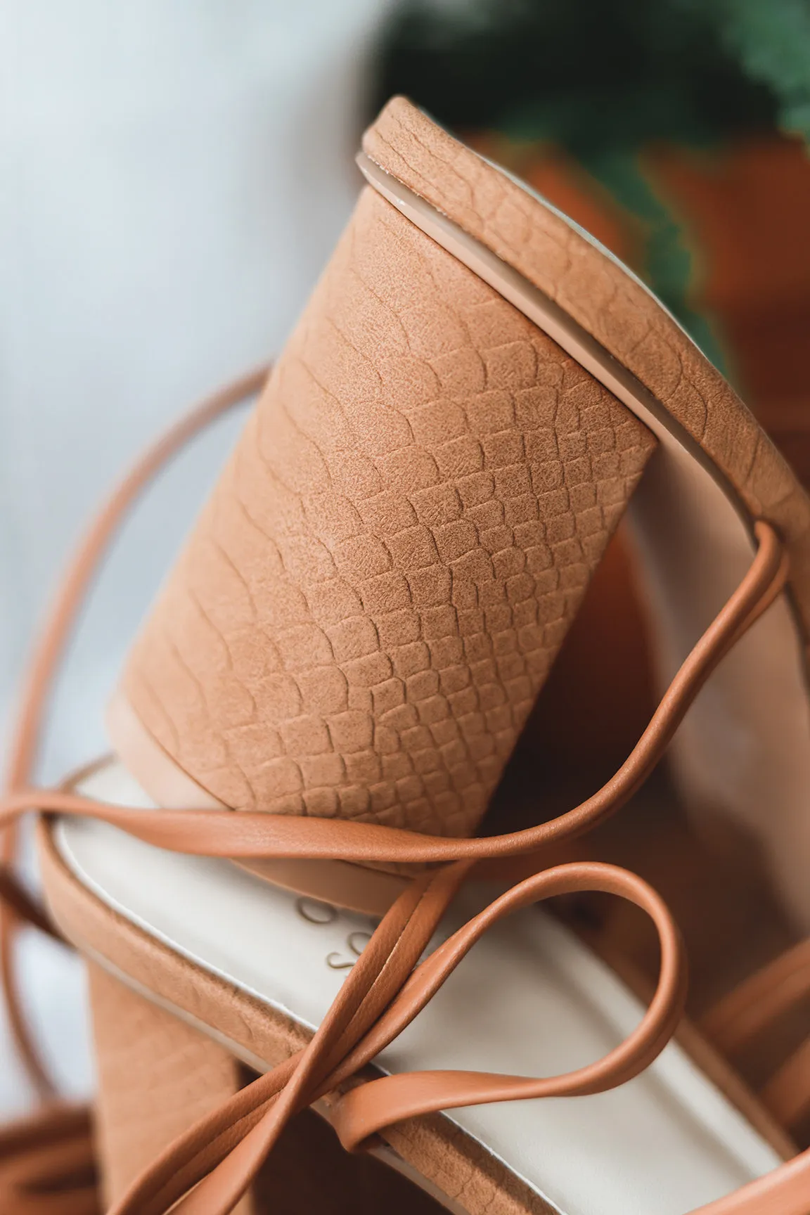 The Lacey Tie Heels
