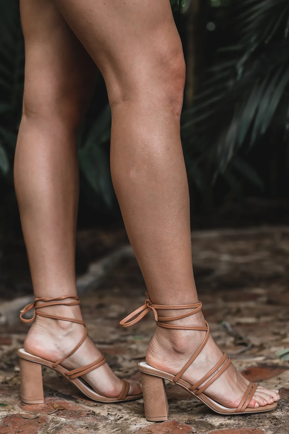 The Lacey Tie Heels