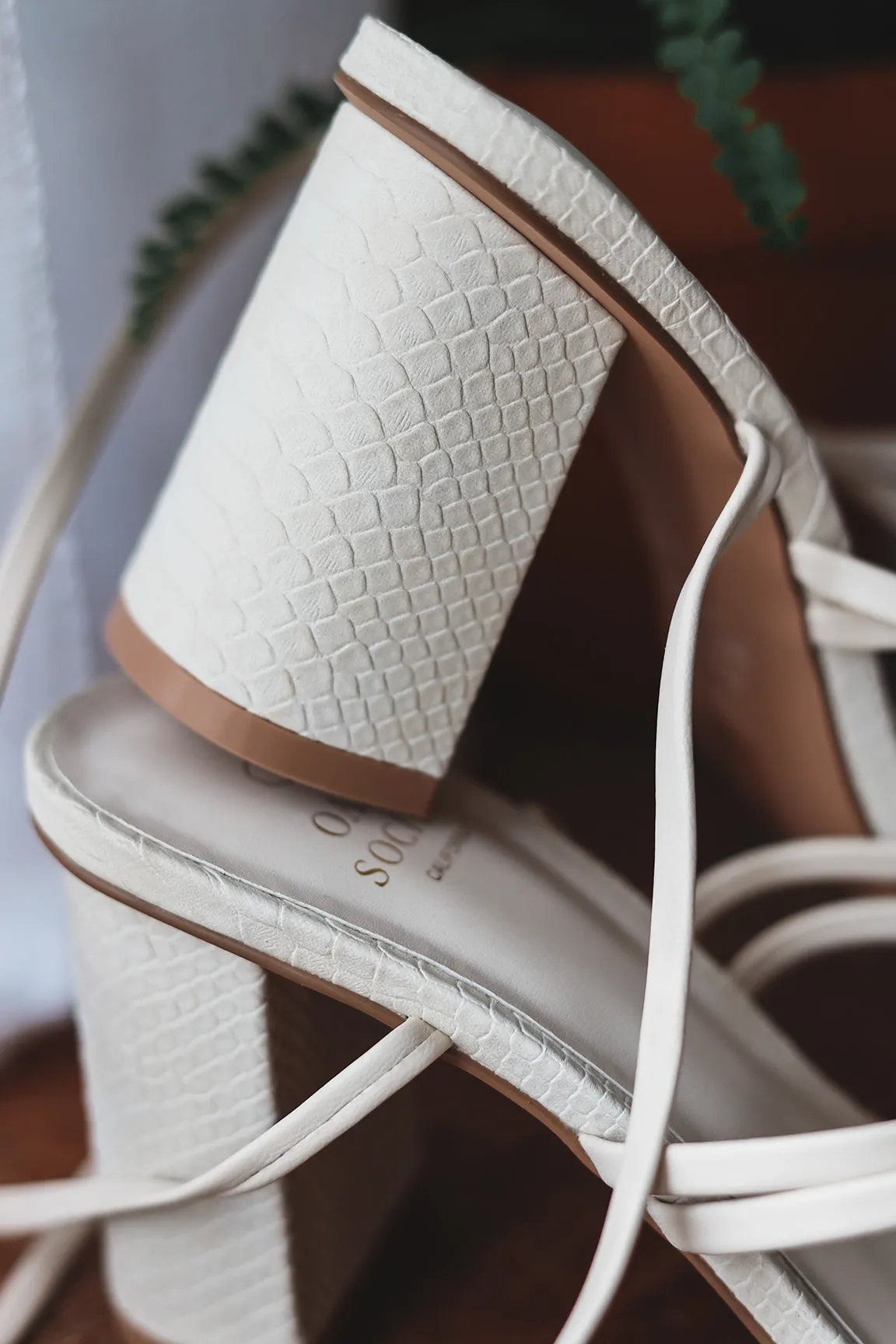 The Lacey Tie Heels