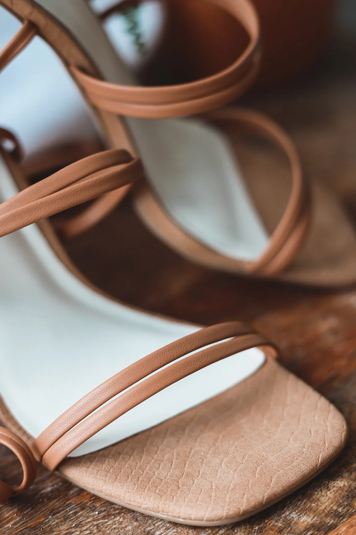 The Lacey Tie Heels
