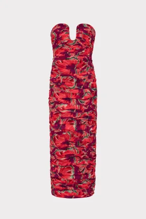Windmill Floral Chiffon Dress