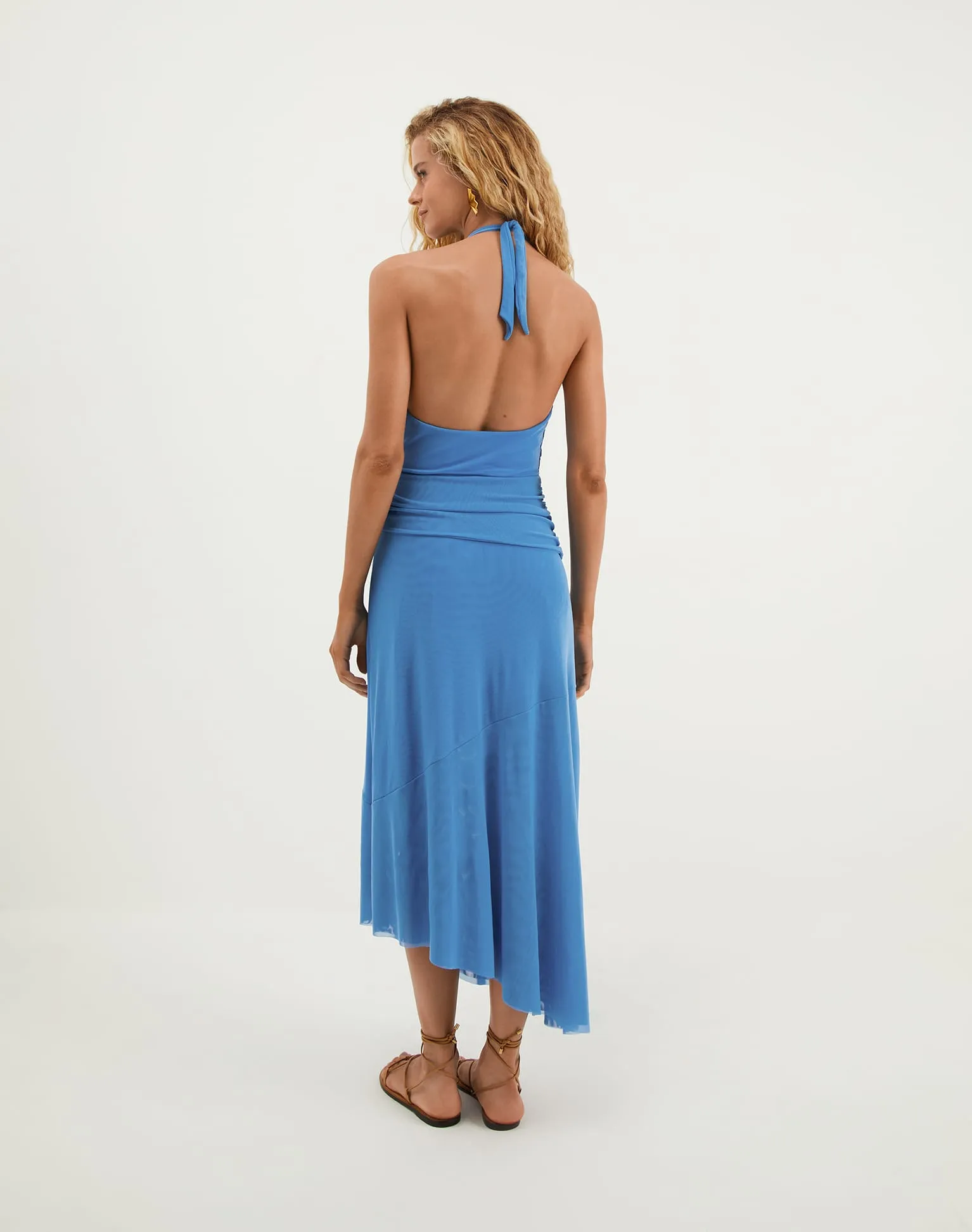 Zita Midi Dress - Beach Front